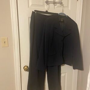 Chapter One Navy Pinstripe Blazer and pants
Size tag is 16 but pants have been